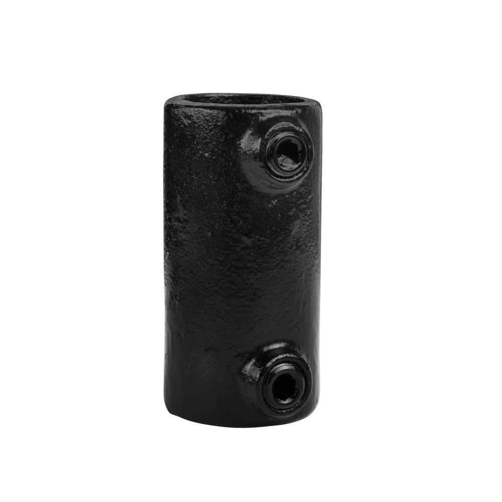 Buiskoppeling Koppelstuk - zwart-D / 42,4 mm